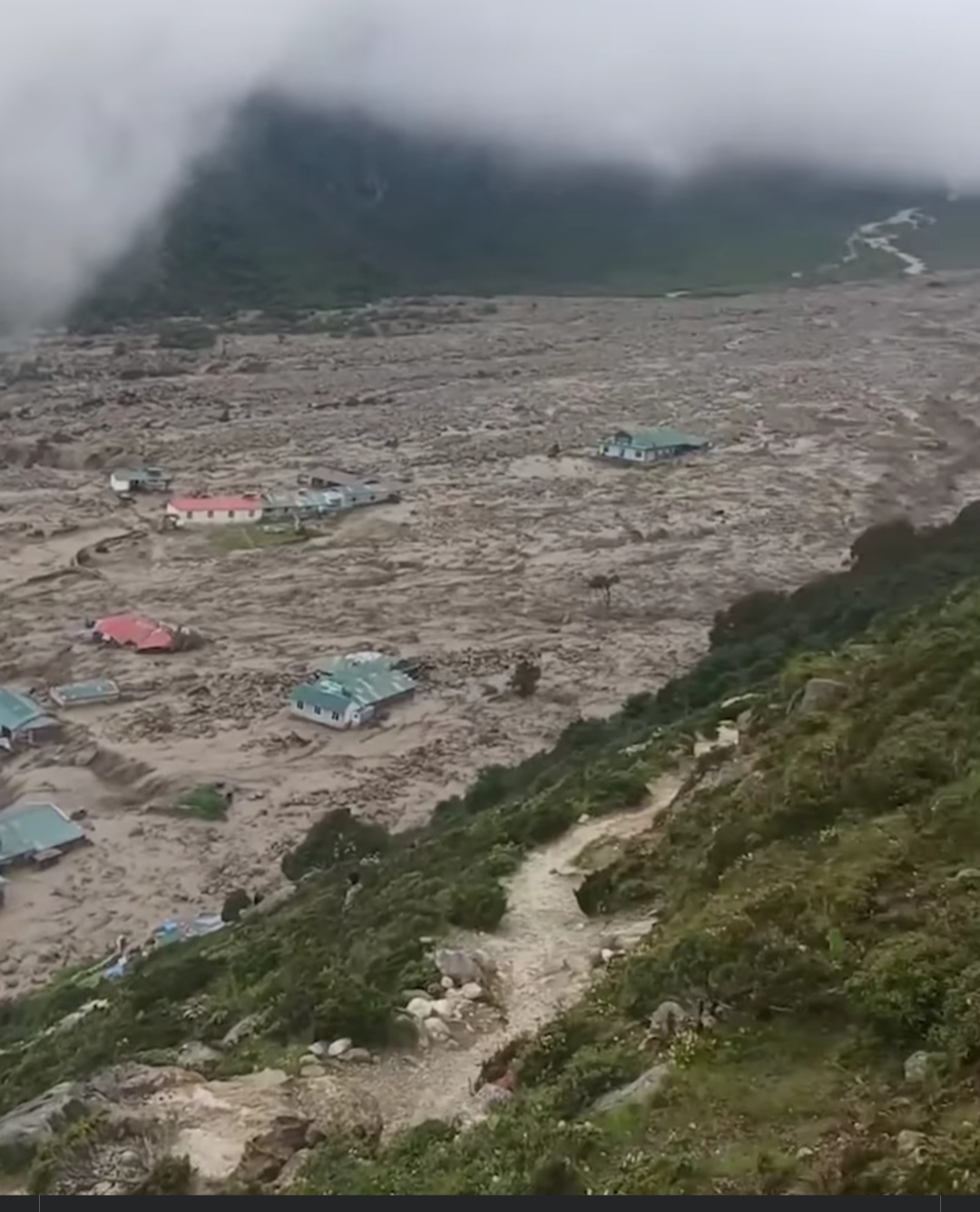 सोलुखुम्बु बाढी अपडेट: मानबिय हताहती छैन, दर्जनौं घरमा क्षेती, उद्वार जारी  प्रजिअ पाण्डे !